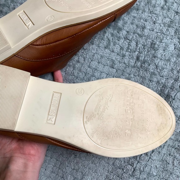 PIKOLINO'S Warm Brown Soft Leather Almond Toe Mules 39/8.5 Slip On 39/ - Picture 8 of 9